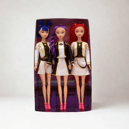 K-pop Demon Hunters – σετ τραγουδιού με 3 κούκλες (2 εμφανίσεις)