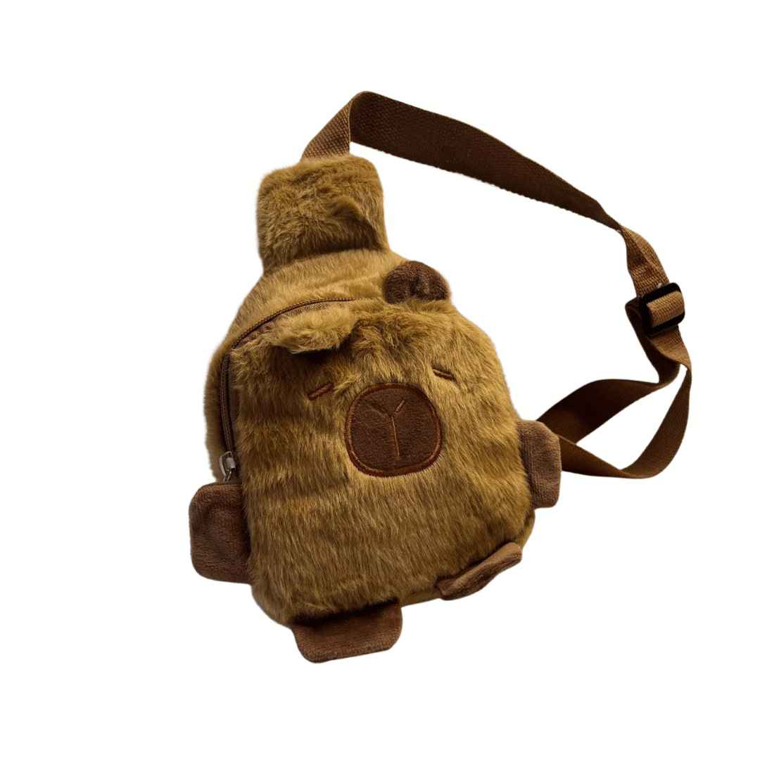 Плюшена чантичка „Капибара“ – сладък и практичен аксесоар