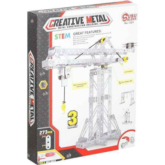 STEM метален конструктор Creative Metal – 3 модела в 1