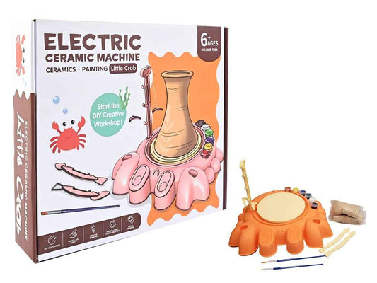 Електрическо Грънчарско Колело за Деца – Creative Ceramic Machine