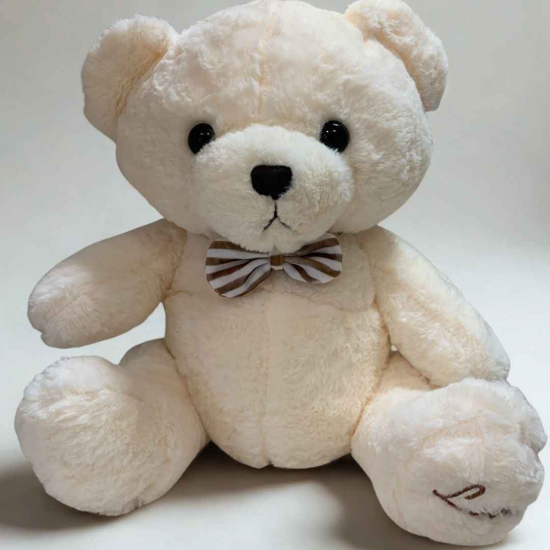 Плюшено мече с папийонка – нежен подарък за всеки повод