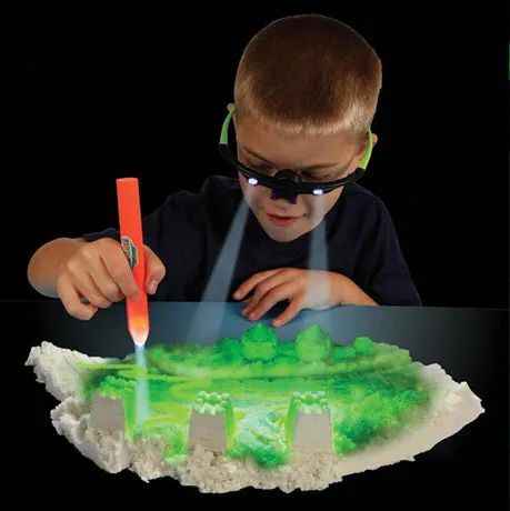 Моделиращ пясък, светещ в тъмното – Glow Sand