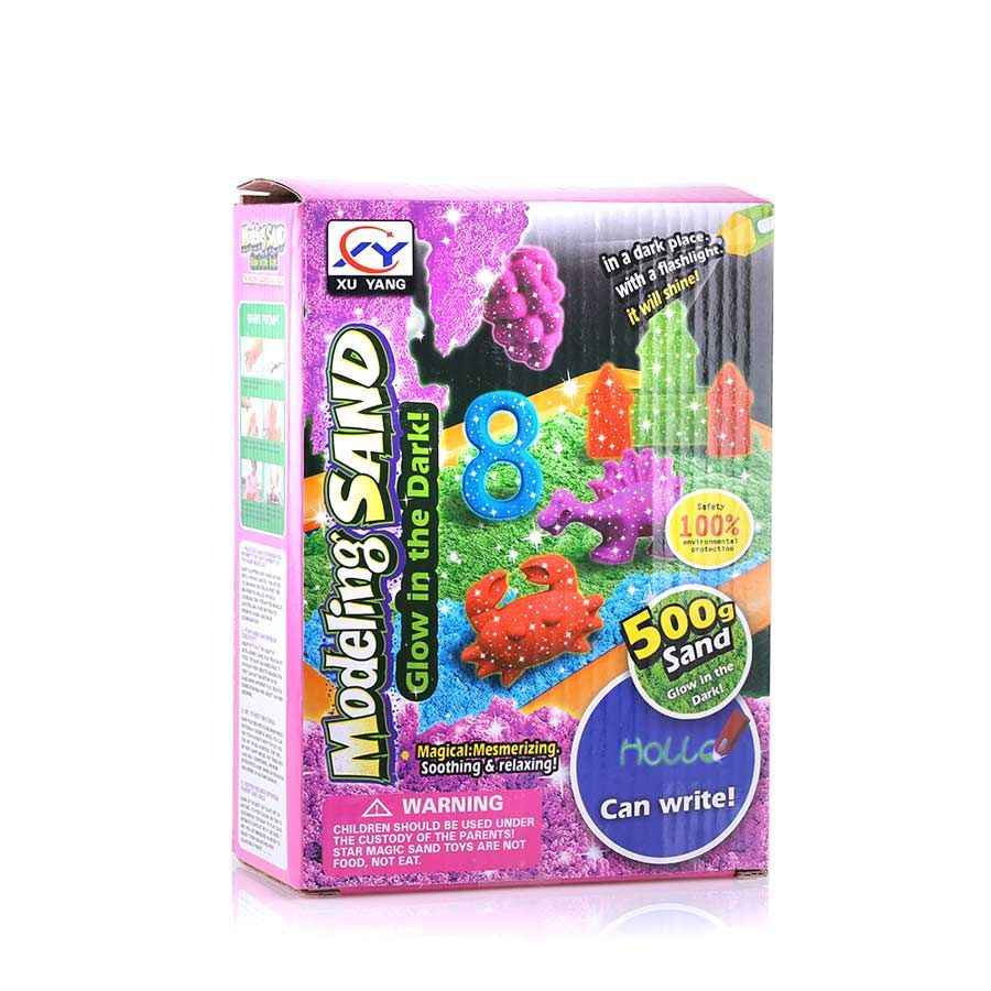 Моделиращ пясък, светещ в тъмното – Glow Sand