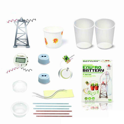 Enviro Battery – STEM комплект за зелена енергия (DIY експеримент)