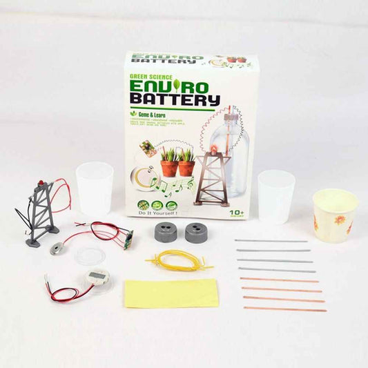 Enviro Battery – STEM комплект за зелена енергия (DIY експеримент)