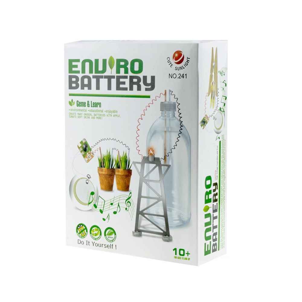 Enviro Battery – STEM комплект за зелена енергия (DIY експеримент)
