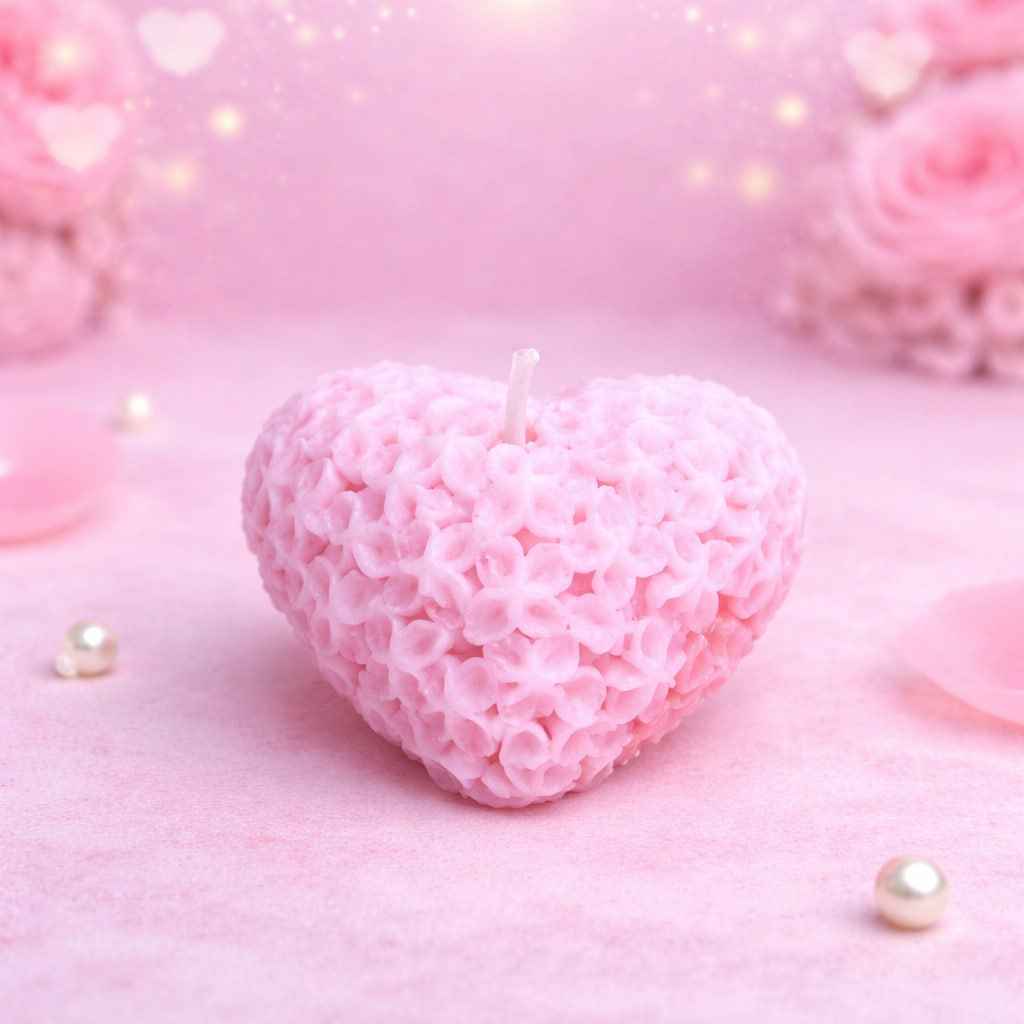 Ароматна свещ за любим човек – Сърчице