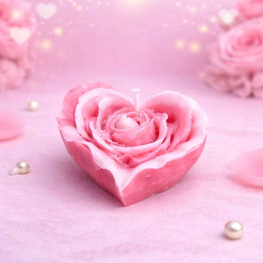 Ароматна свещ за любим човек – Сърчице