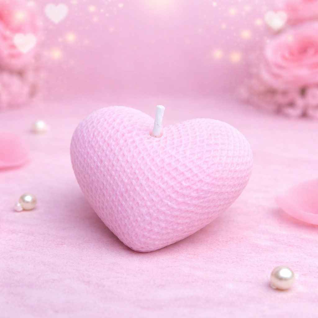 Ароматна свещ за любим човек – Сърчице