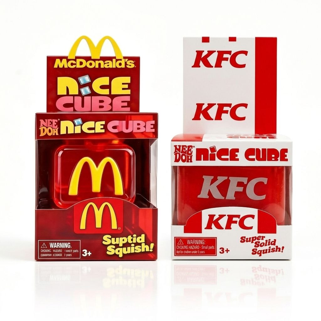 Антистрес Куб NeeDoh Nice Cube Fast Food Серия