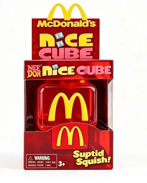 Антистрес Куб NeeDoh Nice Cube Fast Food Серия