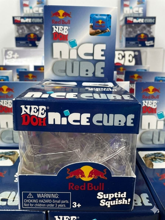 Антистрес Куб NeeDoh Nice Cube Red Bull – Иновативна Фиджет Играчка