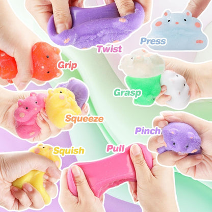 Антистрес Хамстерче Pinch Family – Кадифено Мочи Скуиши (6 см)