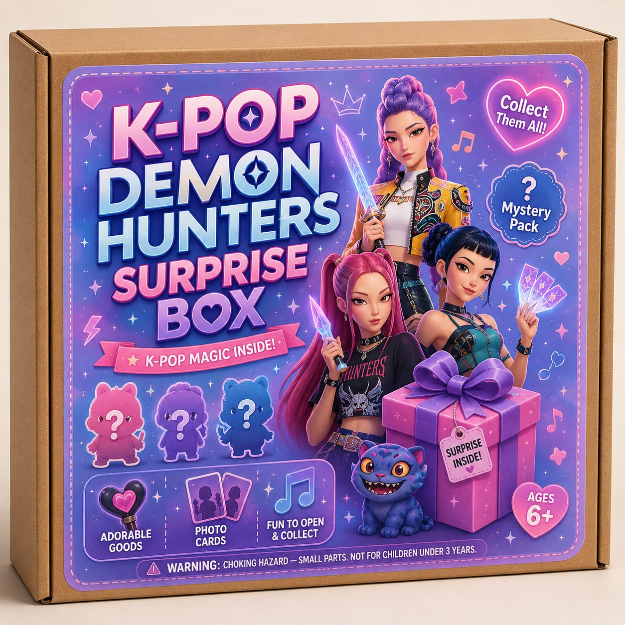 K-POP Demon Hunters Surprise Box – Мистериозен Подаръчен Комплект