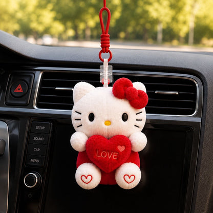 Мултифункционална Плюшена Висулка Hello Kitty LOVE (10-12 см)