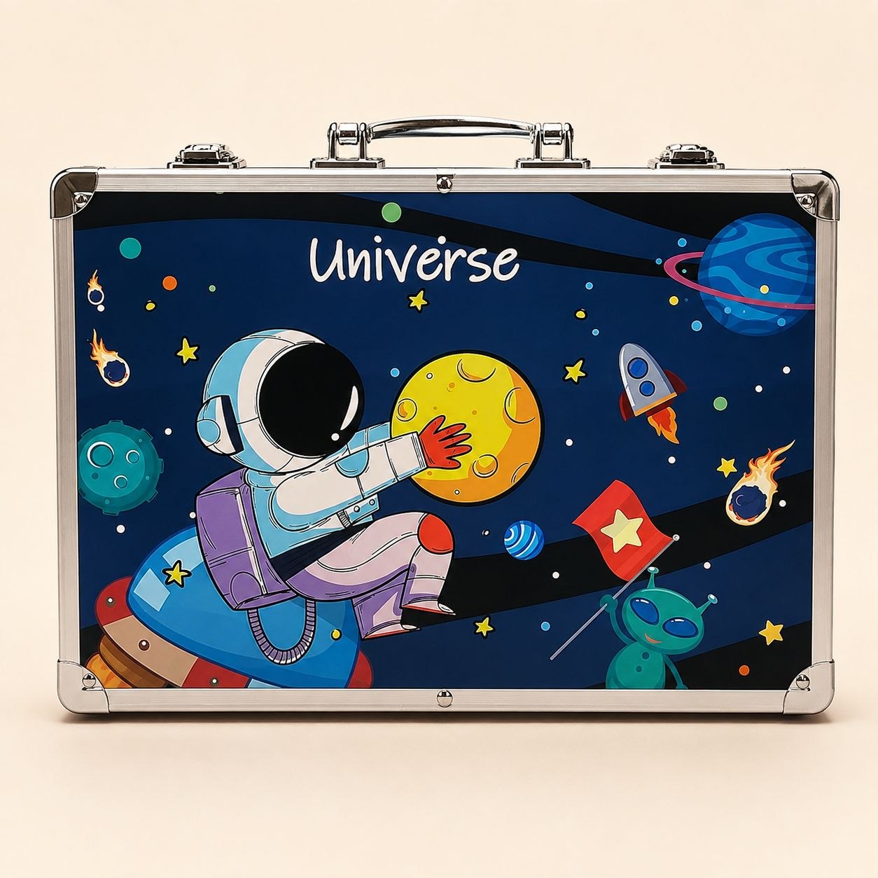 Детски Арт Комплект за Рисуване Universe в Куфарче – 145 Части