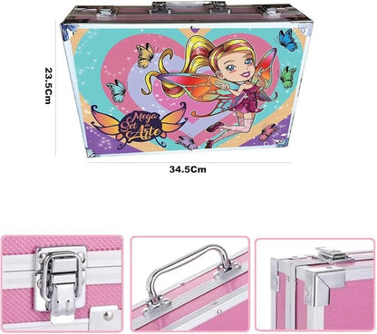 Детски Арт Комплект за Рисуване Fairy Art в Куфарче – 145 Части
