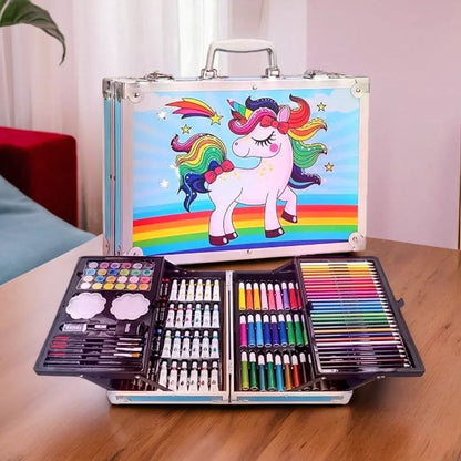 Детски Арт Комплект за Рисуване Unicorn в Куфарче – 145 Части