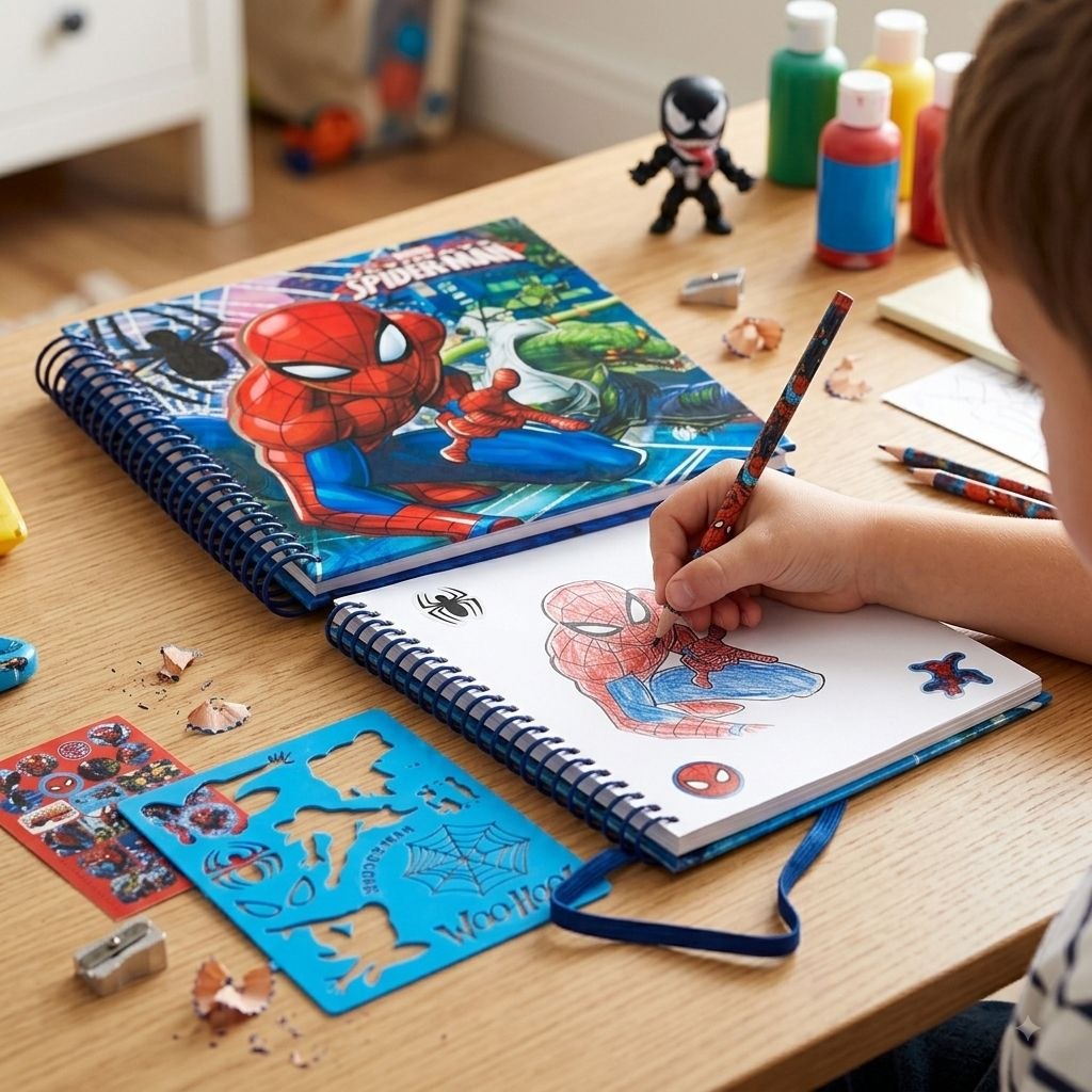 Творчески Комплект за Оцветяване Marvel Ultimate Spider-Man