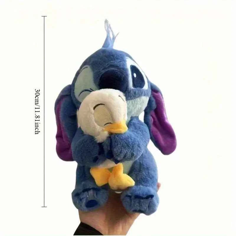 Плюшена играчка Стич с патенце – 30 см