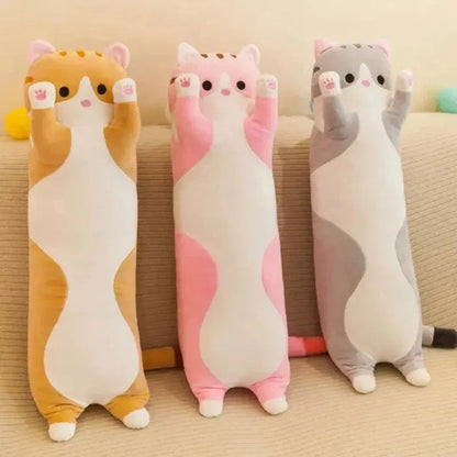 Плюшена котка възглавница – 70 см