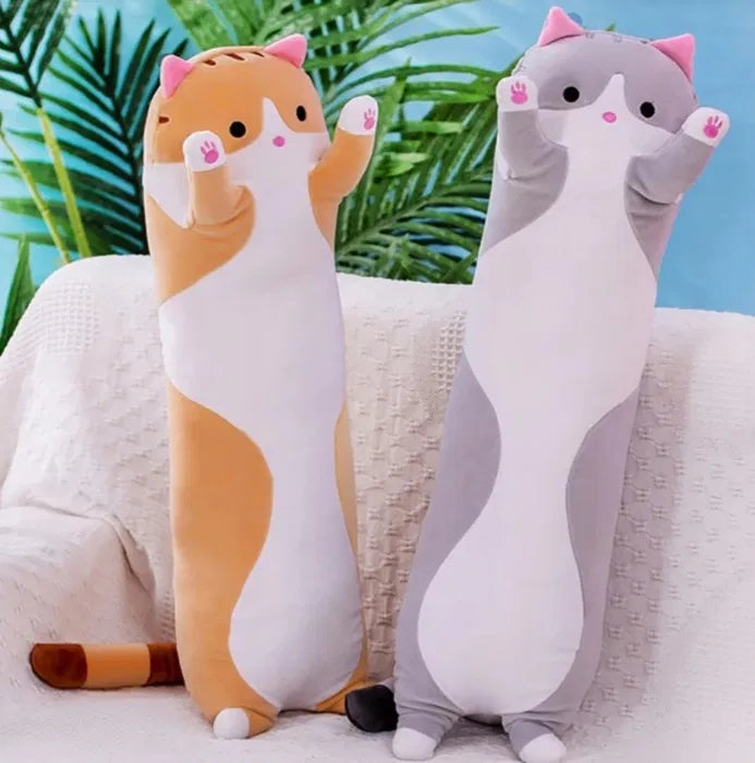 Плюшена котка възглавница – 70 см