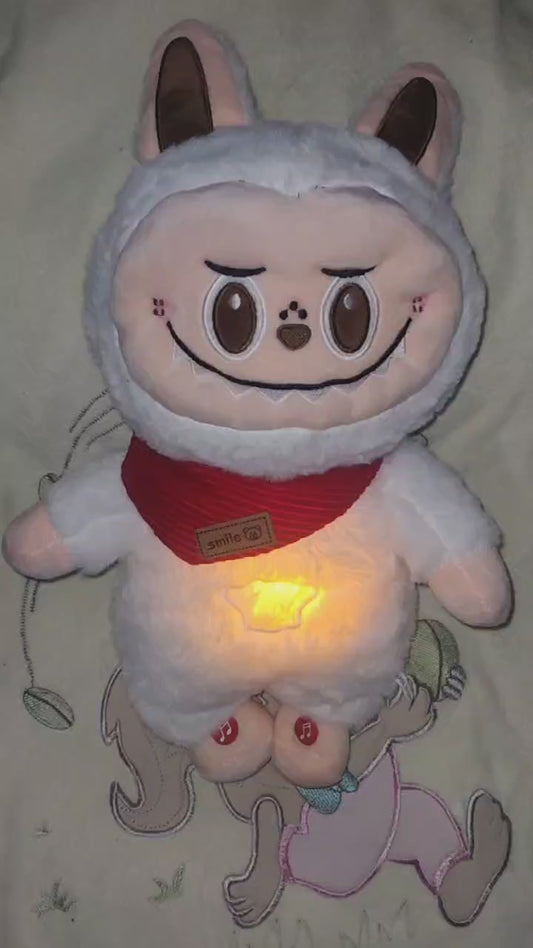 Интерактивна кукла Лабубу с дишаща функция за спокоен сън