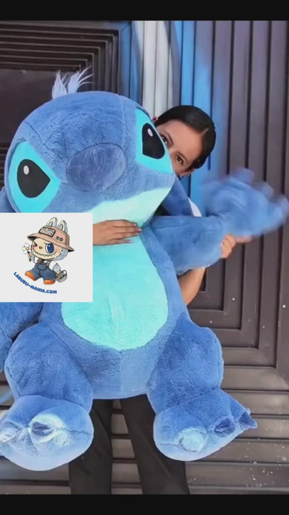 Гигантски плюшен Stitch и Angel – 140 см | Огромен, мек и впечатляващ!