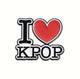 I ❤️ K-POP значка — мини аксесоар за истински фенове