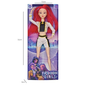 Пеещи K-POP Demon Hunters кукли 30 см – светещо сърце и музика