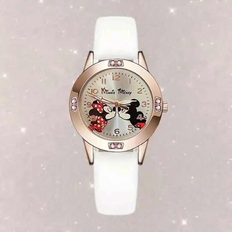 Детски ръчен часовник Minnie & Mickey Mouse – бял или розов