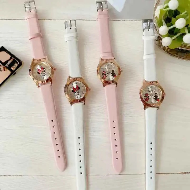 Детски ръчен часовник Minnie & Mickey Mouse – бял или розов