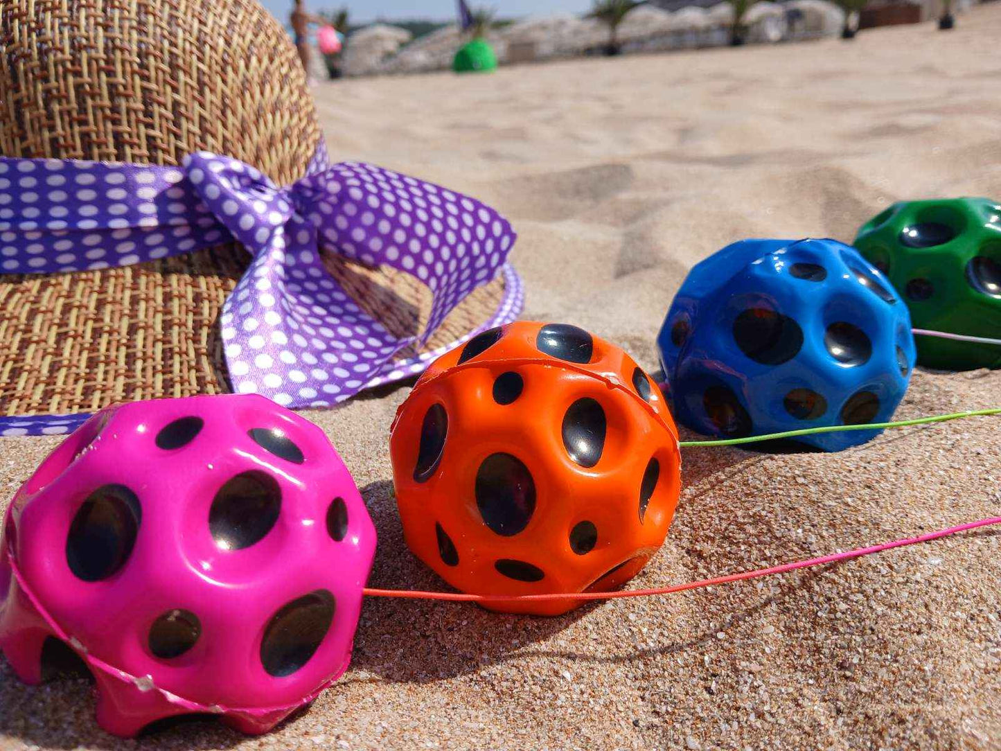 Skyball – комплект 3 бр. суперподскачащи топки с ластик