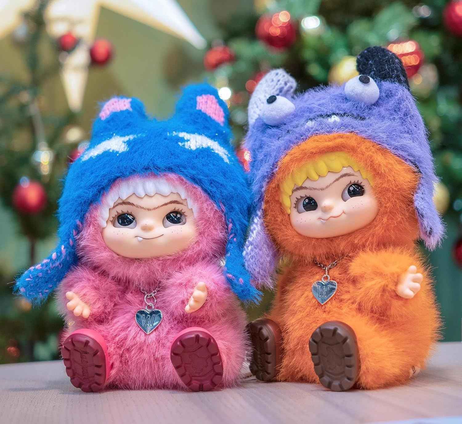 WAKUKU Fuzzy Trendy Fun Party Series Колекционерски фигурки в сляпа кутия