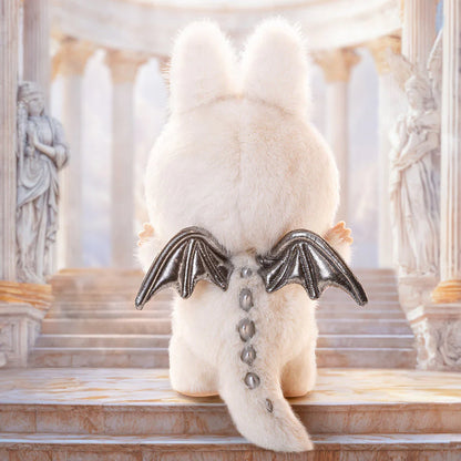 Колекционерска кукла Labubu Zimomo - Angel in Clouds, 35 см.